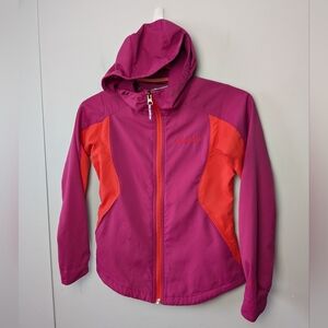 COLUMBIA OMNI SHIELD Mid Season Coat For Kid Size Small 7-8 Pink Color